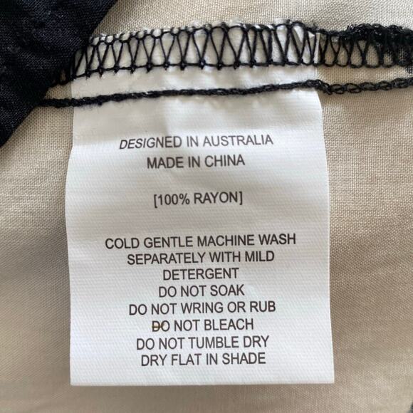 ANTHROPOLOGIE X Able The Label Diego Smock Tiered Midi Dress, Size Small - Picture 9 of 11